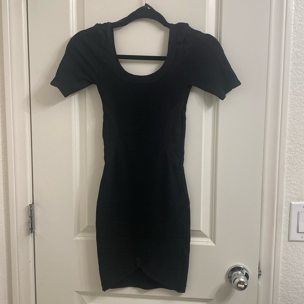 BEBE black bandage dress